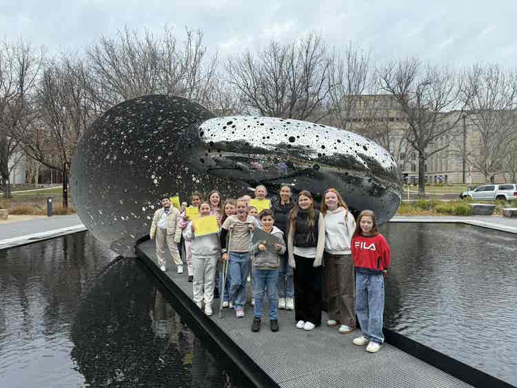 Students in Canberra on the Stage 3 Snow Excursion